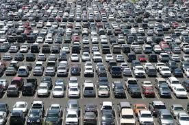 image of crowded parking lot